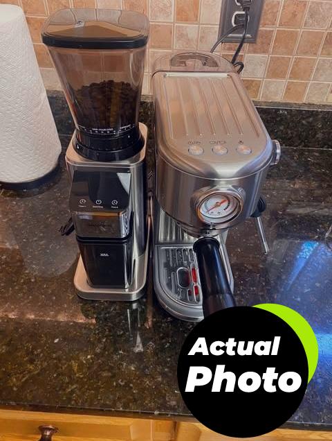 shardor-conical-burr-grinder-48-settings-stainless-steel-foto-1